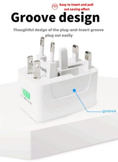 Lullaxx Lullaxx Travel Adapter, International Adapter, Global All-in-One Universal Plug Adapter, Adapter Plug for Australia,European UK US AU Ireland AU  - Image 2