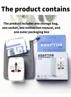 Lullaxx Lullaxx Travel Adapter, International Adapter, Global All-in-One Universal Plug Adapter, Adapter Plug for Australia,European UK US AU Ireland AU  - Image 3