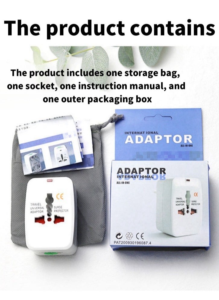 Lullaxx Lullaxx Travel Adapter, International Adapter, Global All-in-One Universal Plug Adapter, Adapter Plug for Australia,European UK US AU Ireland AU  - Image 3