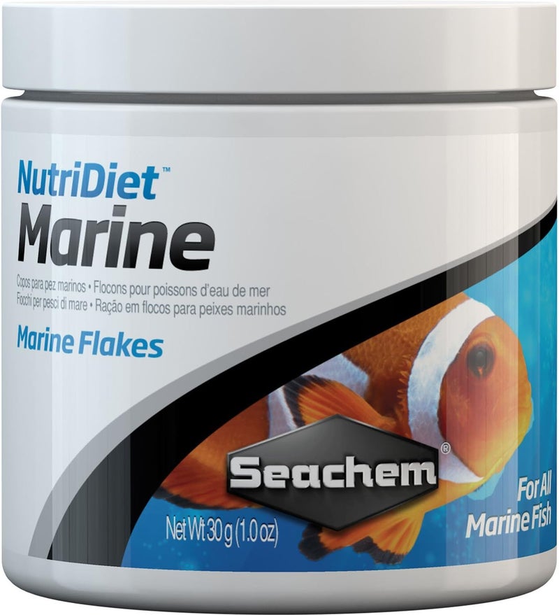 Seachem Nutridiet Marine Flakes with Probiotics 30g/ 1 oz (1092) - Image 2