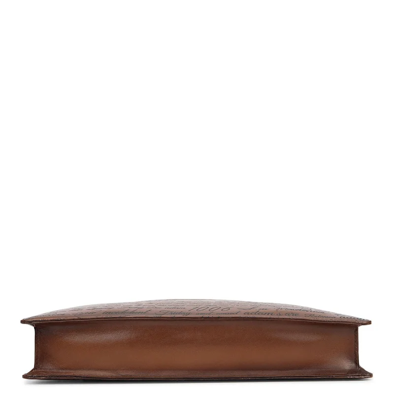 Da Milano  Signato Leather Laptop Sleeve - Cognac  | Best Price UAE
