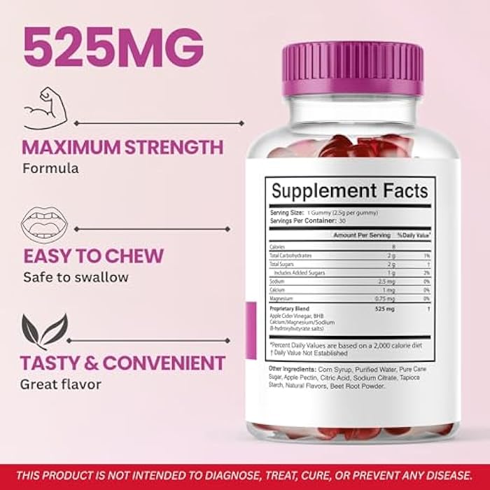 macondo (2 Pack) Revitalyn Gummies - Revitalyn Apple Cider Vinegar Daily Formula for Skin Health, RevitalynAppleCider Gummy Premium Support Healthy All Natural Advanced Formula, 60 Gummies - Image 4
