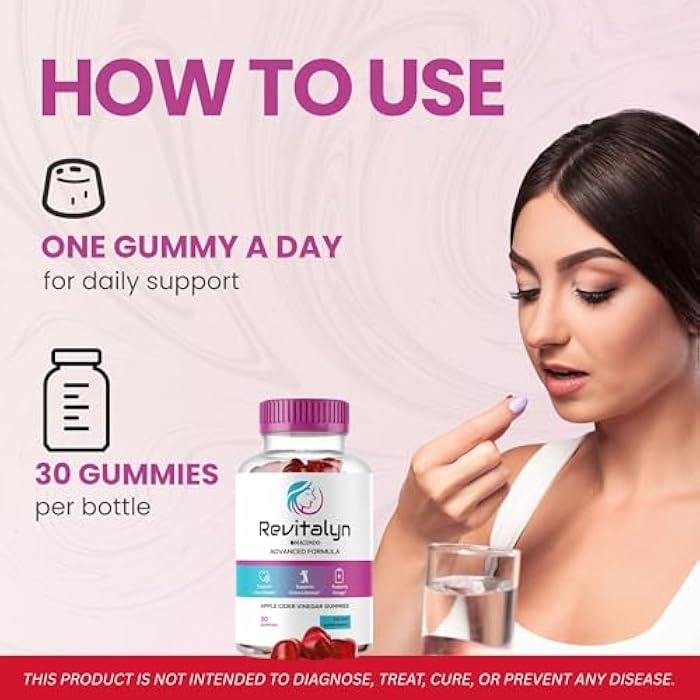 macondo (2 Pack) Revitalyn Gummies - Revitalyn Apple Cider Vinegar Daily Formula for Skin Health, RevitalynAppleCider Gummy Premium Support Healthy All Natural Advanced Formula, 60 Gummies - Image 5