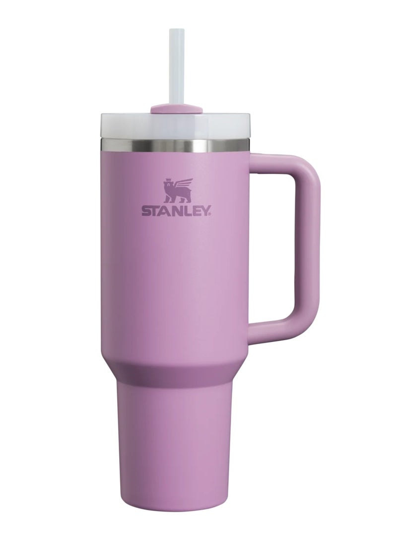 Stanly STANLEY QUENCHER H2.0 1pc 40 Oz Extra Large Capacity Tumbler With Handle And Straw Lid Stainless Steel Insulated Car Travel Mug Iced Coffee Cup Outdoor Sports Drink Mug Office Cup - Image 1