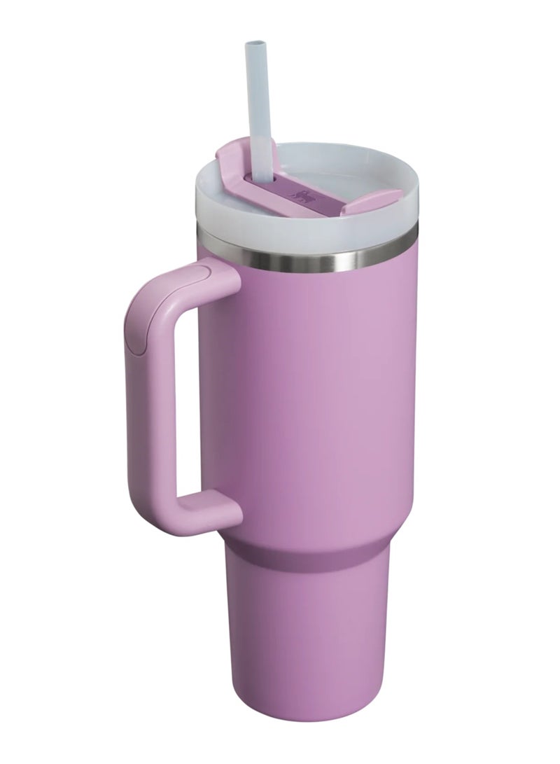 Stanly STANLEY QUENCHER H2.0 1pc 40 Oz Extra Large Capacity Tumbler With Handle And Straw Lid Stainless Steel Insulated Car Travel Mug Iced Coffee Cup Outdoor Sports Drink Mug Office Cup - Image 2