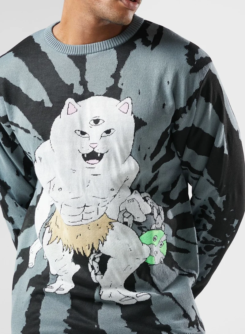 RIP N DIP X-Nerm Knit Sweatshirt