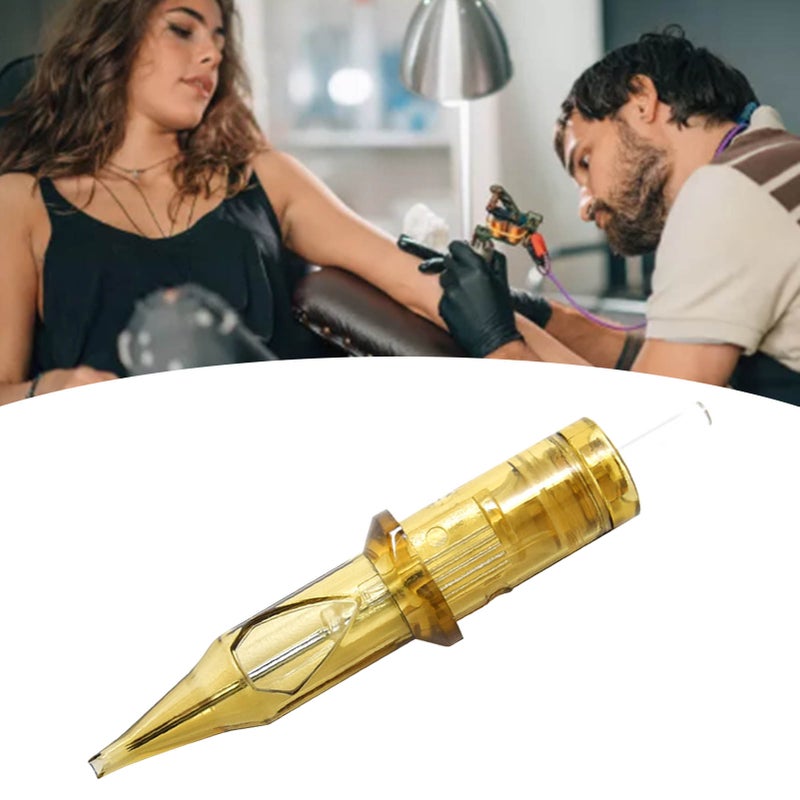20 Pcs Tattoo Cartridge Needles Stainless Steel Even Output Quick Color Gold Tattoo Needles Cartridge 1005RL - Image 5