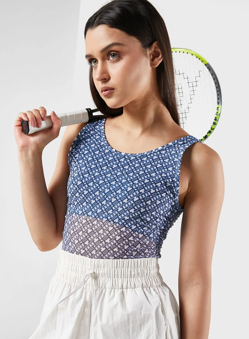 TOMMY HILFIGER Logo Sheer Bra Tank