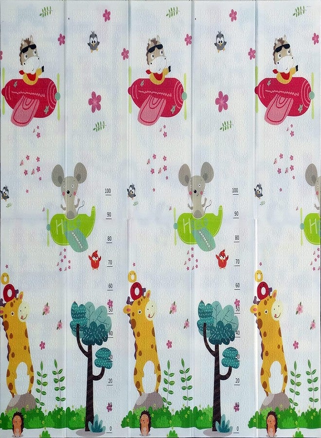 NASULA Baby Mats Waterproof Play Mat for Kids Extra Large Size Crawl Thick Foldable Double Sided Non-Slip Reversible Portable Mat Use for (Tree) - Image 4