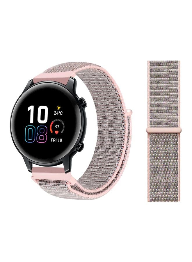 Perfii Replacement Band For Honor MagicWatch 2 42mm Light Pink - Image 2