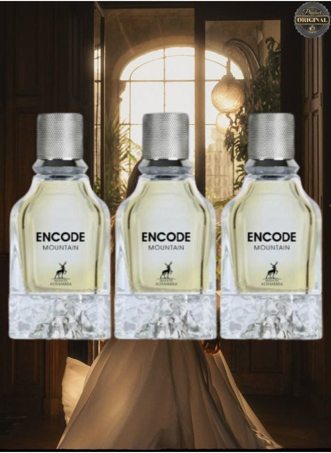 MAISON ALHAMBRA - 3 Pieces Encode Mountain Perfume 100ML - Image 1