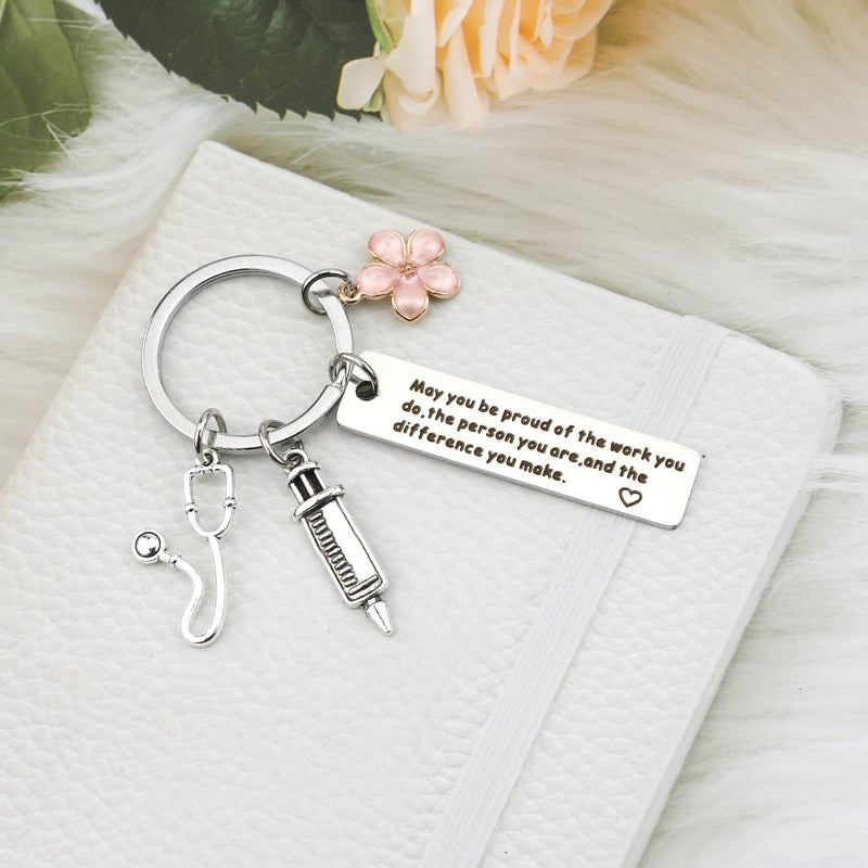 FFNMU Keychain Gift for Nurses - Graduation Appreciation Key Ring Accessory for Nursing Students and Medical Assistants - Birthday - Image 5