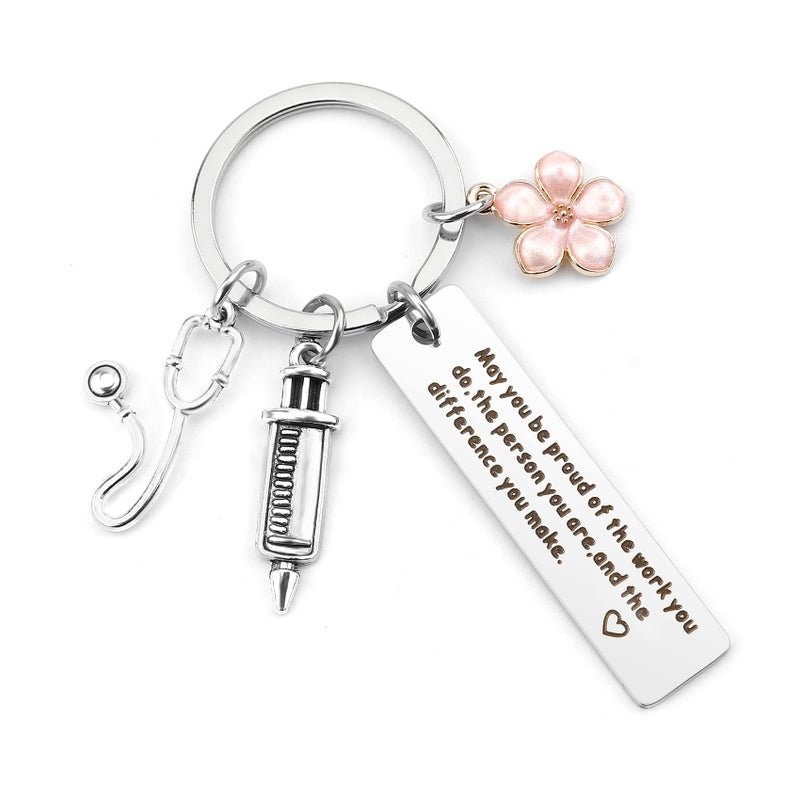 FFNMU Keychain Gift for Nurses - Graduation Appreciation Key Ring Accessory for Nursing Students and Medical Assistants - Birthday - Image 1