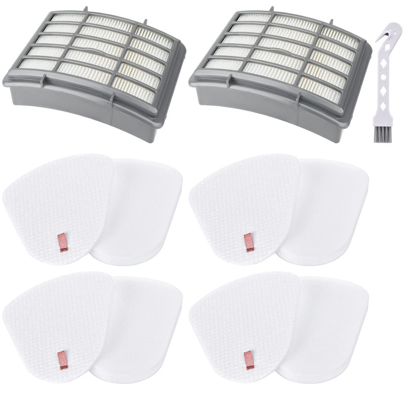 Filter Replacement for Shark Navigator Liftaway Deluxe Vacuum NV350 NV351 NV352 NV355 NV356 NV357 NV360 NV370 NV391 UV440 UV490 UV500 UV540 UV541 UV550 ZU503AMZ Compare to Part XFF350 XHF350