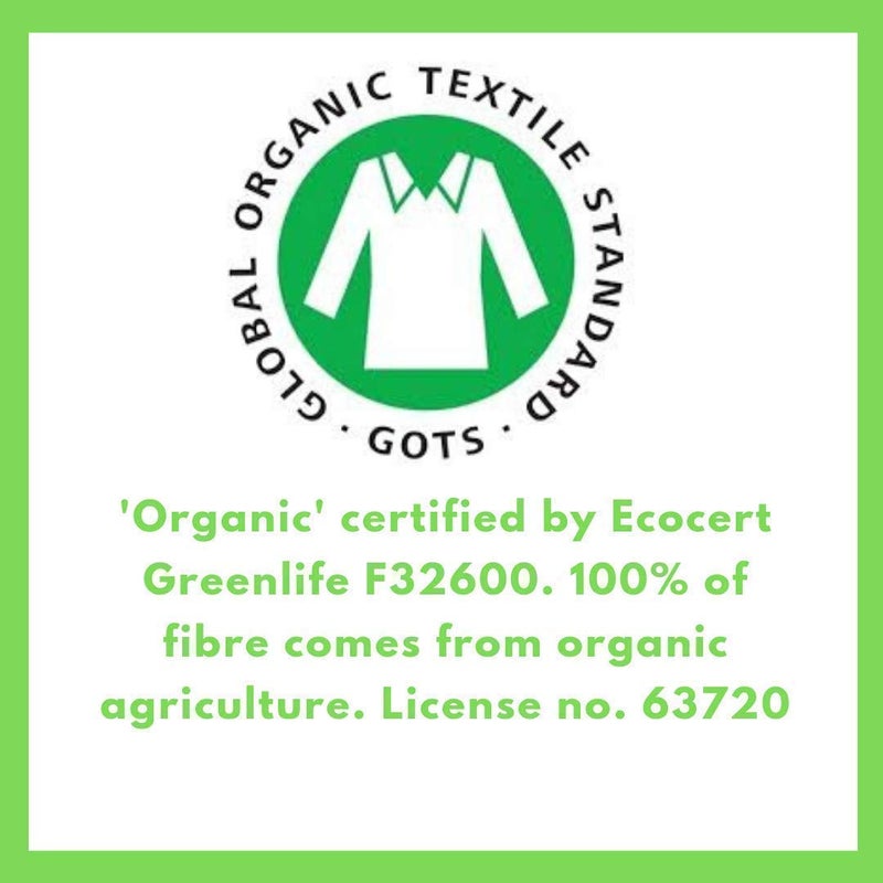 Ipek وسادات جافة كبيرة عضوية للأطفال 100% قطن مربعات للعناية بالطفل 120 قطعة - Image 5