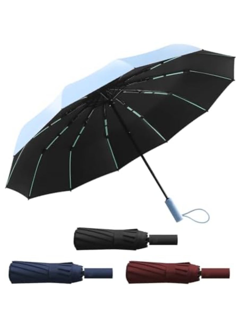 Baytion Multi-Band UPF 50+ Sun Protection Umbrella | Foldable & Compact | Auto Open & Close | Vinyl Sunscreen Coating | Effective Cooling | All-Weather Protection for Rain & Sun (Color as per Stock) - Image 1