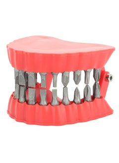 Denture Drill Bit Holder Denture Screwdriver Organizer 3D Sculpture Desk Decor 28 Holes Red With Bits - pzsku/Z44536396EABE7FBD0ABBZ/45/_/1732166819/0b5efa33-e109-48f8-9ae9-a9ff62cc17a5