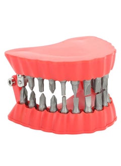 Denture Drill Bit Holder Denture Screwdriver Organizer 3D Sculpture Desk Decor 28 Holes Red With Bits - pzsku/Z44536396EABE7FBD0ABBZ/45/_/1732166821/79a2f9d8-e97e-4141-ac1c-52a86bc422a0