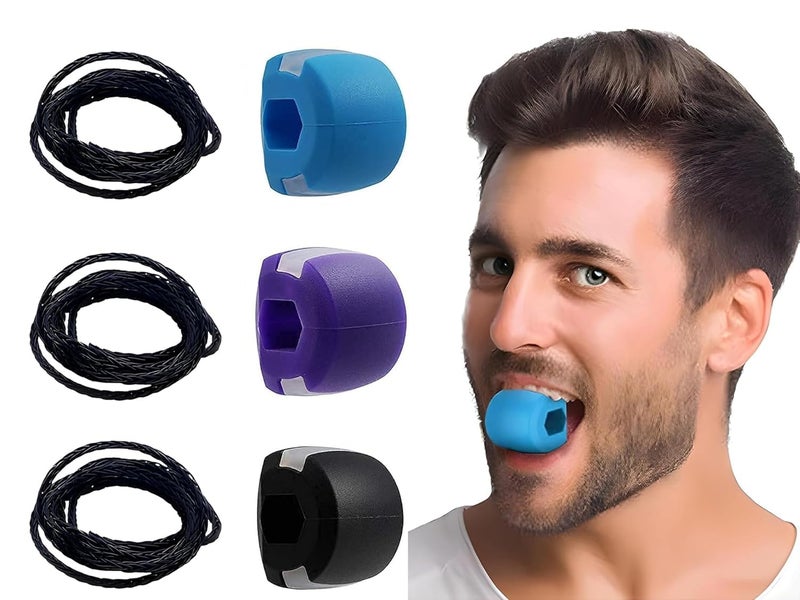 MRUD MRUD Jawline Exerciser Define your jawline slim and tone your face look younger For both men and women Helps Reduce Stress and Craving Jawline Exerciser Tool Men 1  - Image 1