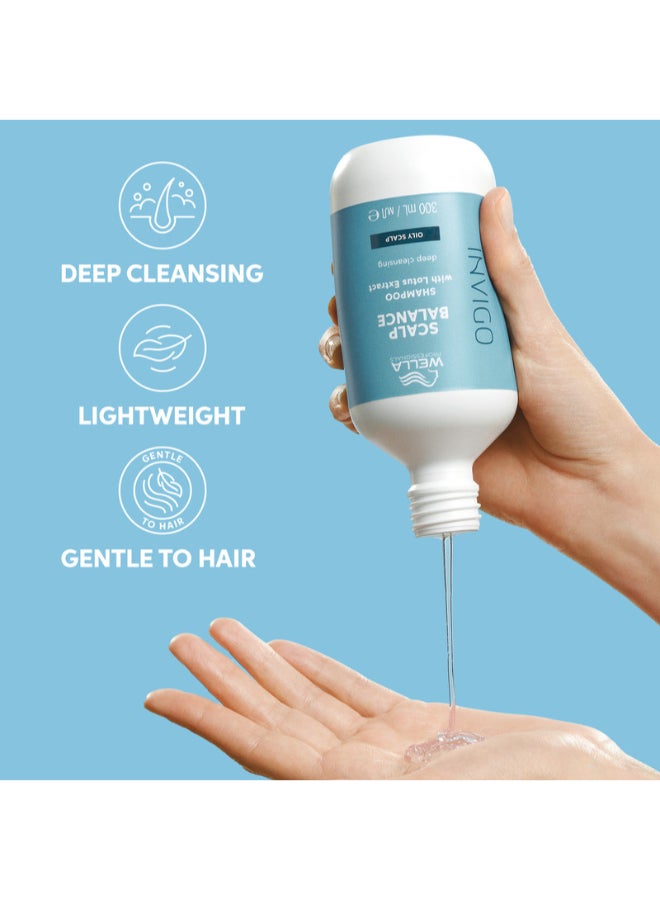 Wella Professionals Invigo Scalp Balance Purifying Shampoo - Deeply Cleanses Oily Scalp And Removes Impurities With Lotus Extract (300 Ml) - Image 3