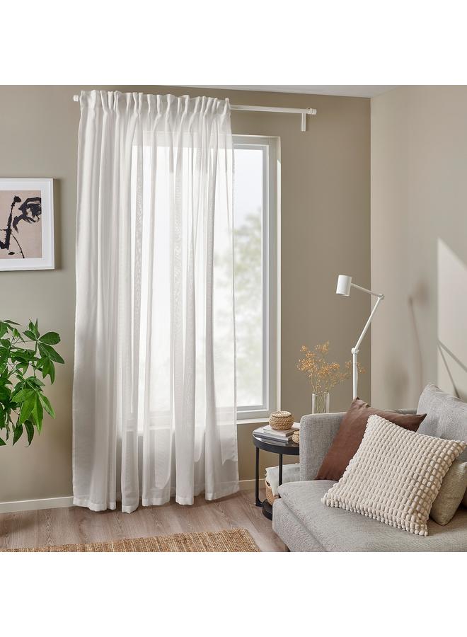 إيروريكس ستارة شفافة، قطعة واحدة، مع شريط رأسي/أبيض، 300×300 سم - Image 2