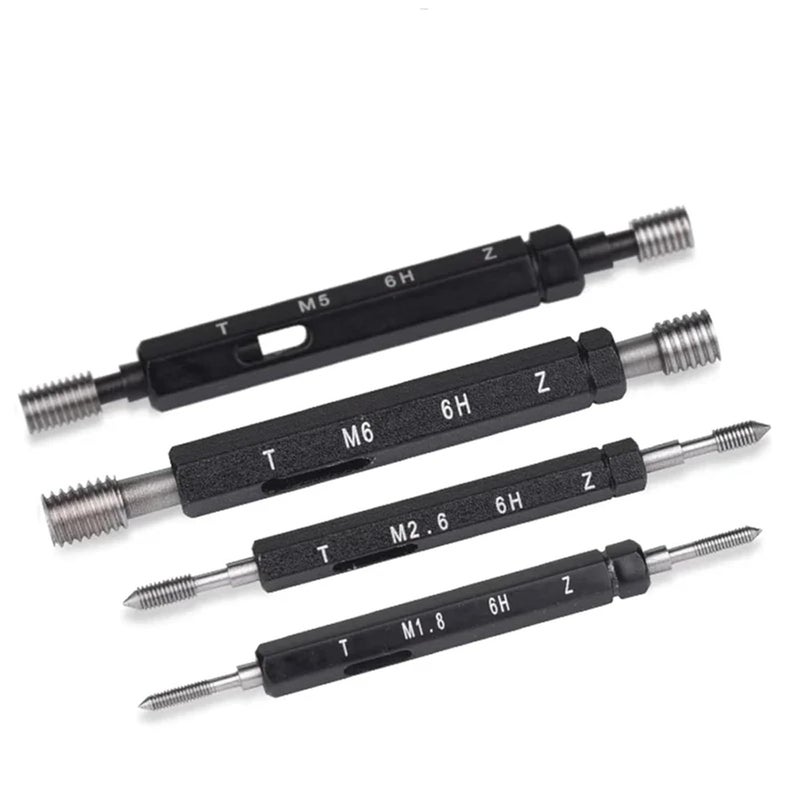 Metric Gauge Thread Gauge 6H M1-M3 M4 M6 M8 M10-M42 GO/NO GO Precision External Screw Gage Fine,Pitch Thread Test Tool(M2.5X0.35) - Image 3