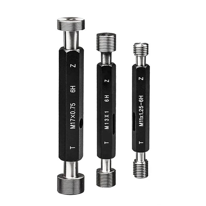 Metric Gauge Thread Gauge 6H M1-M3 M4 M6 M8 M10-M42 GO/NO GO Precision External Screw Gage Fine,Pitch Thread Test Tool(M2.5X0.35) - Image 4
