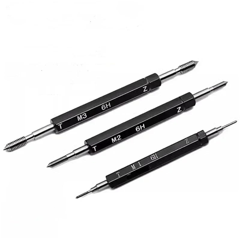Metric Gauge Thread Gauge 6H M1-M3 M4 M6 M8 M10-M42 GO/NO GO Precision External Screw Gage Fine,Pitch Thread Test Tool(M2.5X0.35) - Image 5