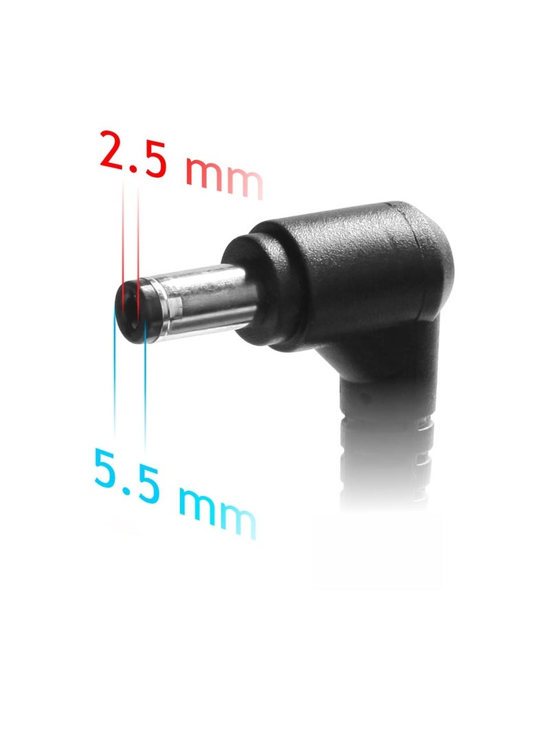 Terabyte شاحن لابتوب، نوت بوك 19 فولت - 2.1 أمبير - 5.5x2.5 مم - حتى 40 واط - أسوس، آيسر، MSI، توشيبا، لينوفو، فوجيتسو، باكارد بيل - Image 2