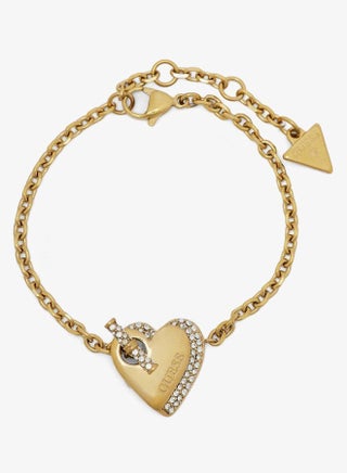T-Bar Heart Chain Bracelet