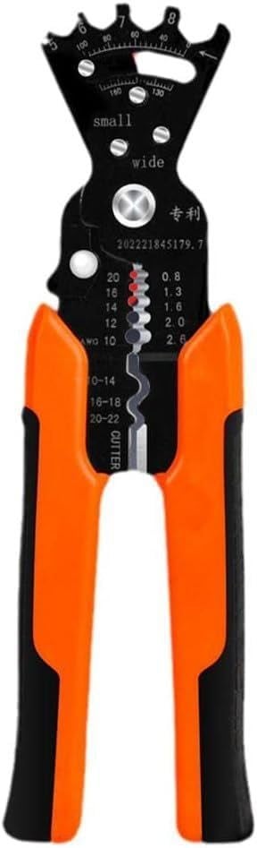PARVY Winding Wire Bending For Electrician 5 In 1 Multifunctional Wire Stripper Pliers Tool Cable StripperCutterCrimper Tool Pack of 1 Multicolor - Image 1