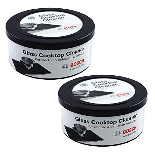 Bosch 12010030 Glass Cooktop Cleaner For Electric & Induction Cooktops Set of Two 12-ounce tubs - Image 1