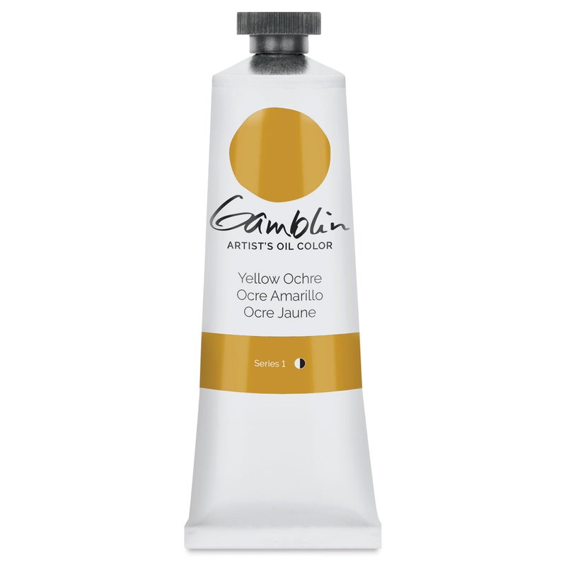 Gamblin G1780 Artists Grade Oil Color 37ml Yellow Ochre - Image 5