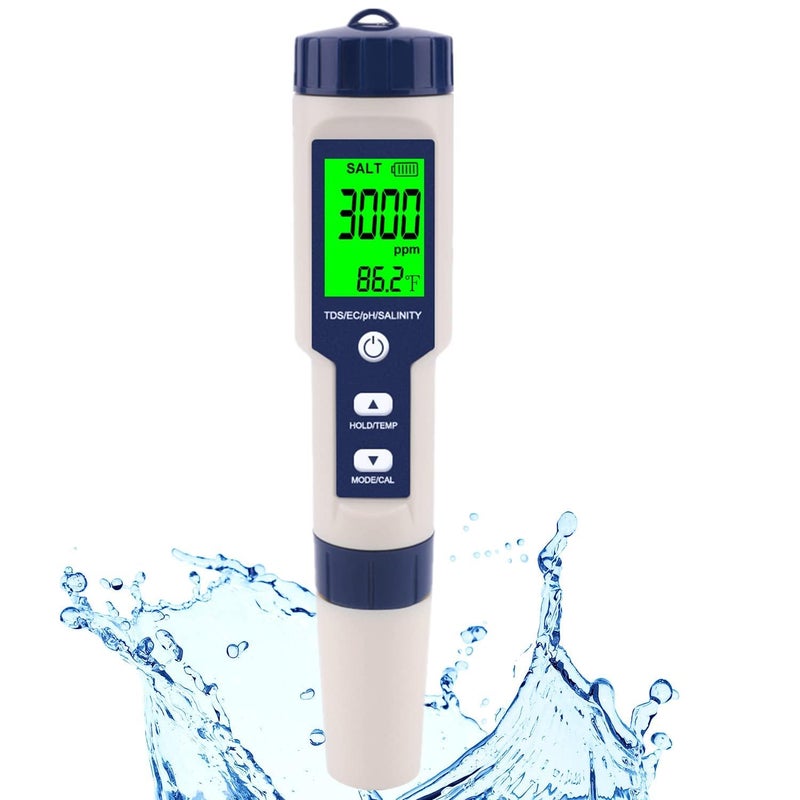 Hofun Multiparameter Meter, 5 in 1 Water Quality Tester - Image 1