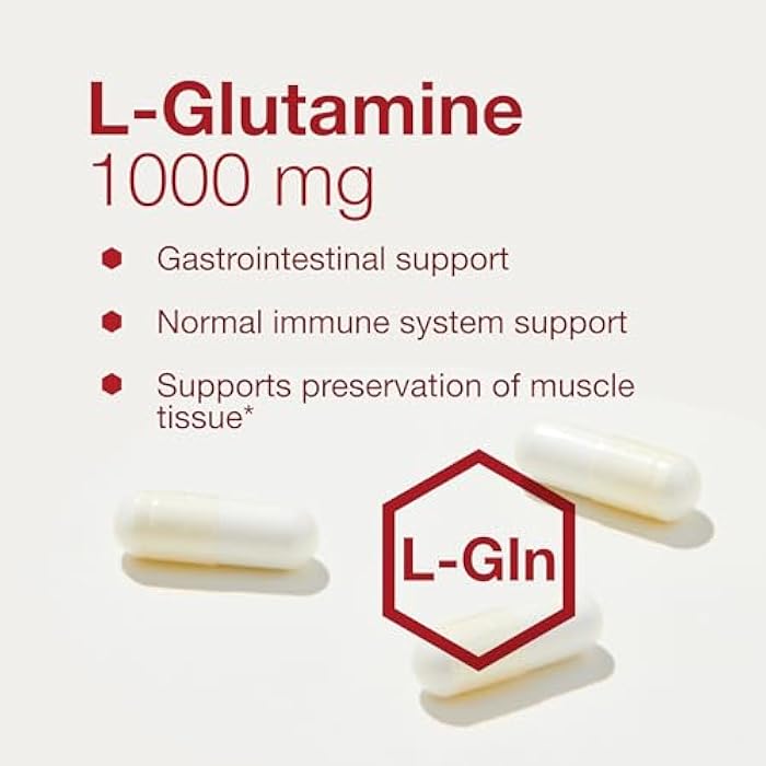 PROTOCOL FOR LIFE BALANCE L-Glutamine 1000mg - Amino Acid - Muscle Tissue, Gut Health Immune Health - 120 Veg Caps - Image 4
