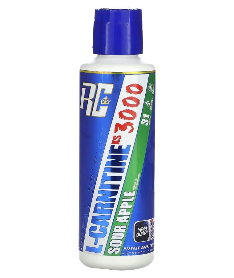 RONNIE COLEMAN Vital Edition L-Carnitine XS 3000 Sour Apple 16 fl oz (473.28 ml)