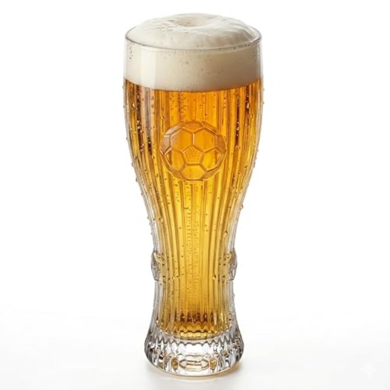 2026 World Soccer Cup Beer Glasses - 15.2oz Soccer Themed Drinking Glasses Beer Cup, Soccers Party Favors, Perfect for Football Game Night Gamedays Parties Celebrations Mancaves and Football Fan Gifts - Image 1