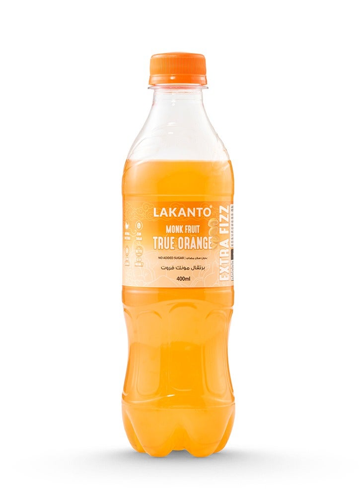 LAKANTO Naturally Sweetened True Orange With Monkfruit - 400 ml - Image 1
