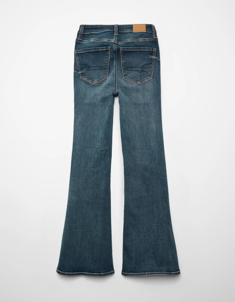 American Eagle  AE Super High-Waisted Flare Jean for Women | Best Price UAE