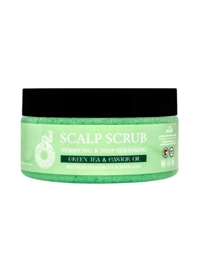 Oplus Green Tea and Castor Oil Scalp Scrub 200ml