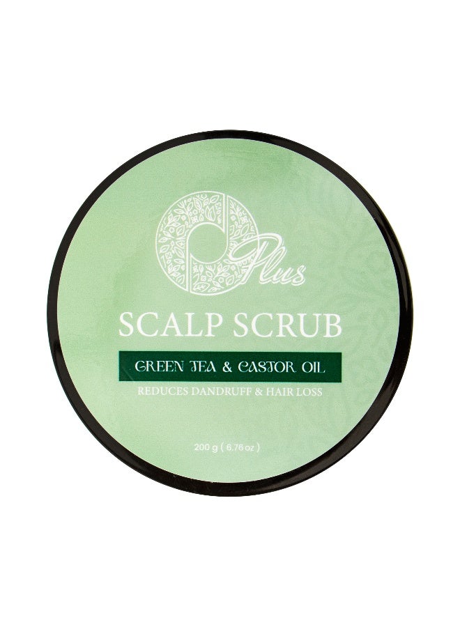 Oplus Green Tea & Castor Oil Scalp Scrub 200ml - Image 1