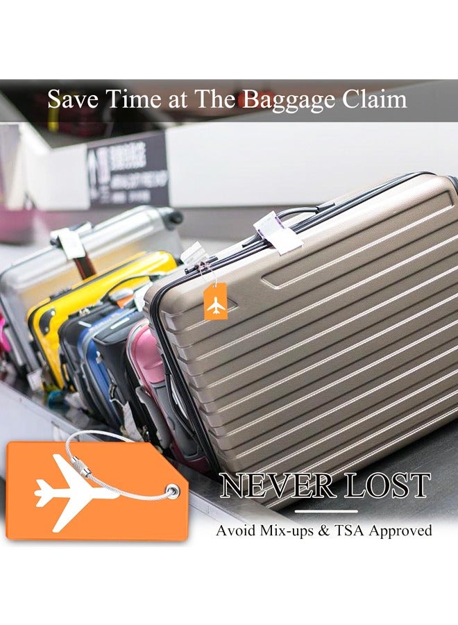 6 حزمة السيليكون علامات الأمتعة للحقائب لتحديد الأمتعة بسرعة حقيبة اليد حقائب السفر - Image 3