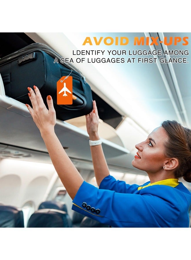 6 حزمة السيليكون علامات الأمتعة للحقائب لتحديد الأمتعة بسرعة حقيبة اليد حقائب السفر - Image 4