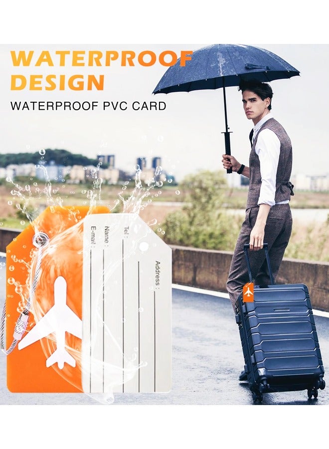 6 حزمة السيليكون علامات الأمتعة للحقائب لتحديد الأمتعة بسرعة حقيبة اليد حقائب السفر - Image 5