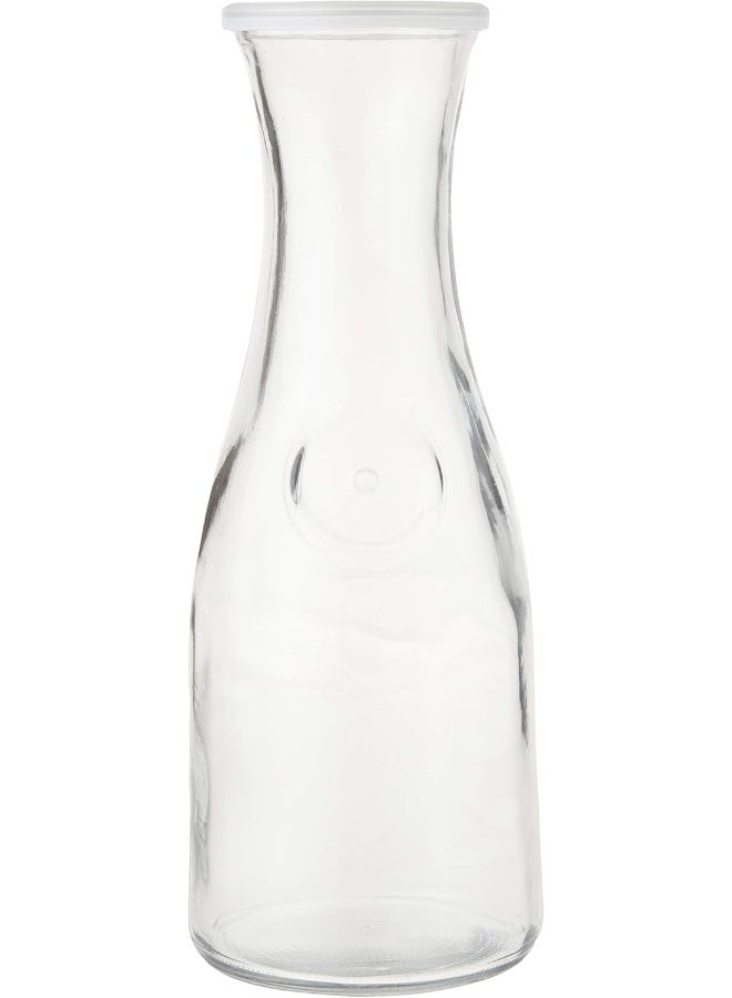 Anchor Hocking 34OZ/1LTR GLASS CARAFE WITH PLASTIC LID - Image 1