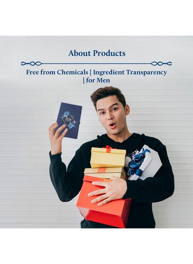 Blue Nectar Blue Nectar Essentials Gift for Him | Plant Based Actives : Aloe Vera Honey Face Wash, Rose Body Mist & Natural Vitamin C Face Cream | Set of 3 | Men Gift Set for Anniversary & Birthday  - Image 4
