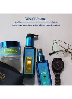 Blue Nectar Blue Nectar Essentials Gift for Him | Plant Based Actives : Aloe Vera Honey Face Wash, Rose Body Mist & Natural Vitamin C Face Cream | Set of 3 | Men Gift Set for Anniversary & Birthday  - Image 5