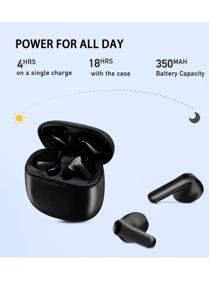 KASTWAVE Wireless Earphones Bluetooth, Earbuds Stereo Headphones in Ear with Mic, IP5 Waterproof Button Control TWS Headset for Gym and Sports Running - Image 5