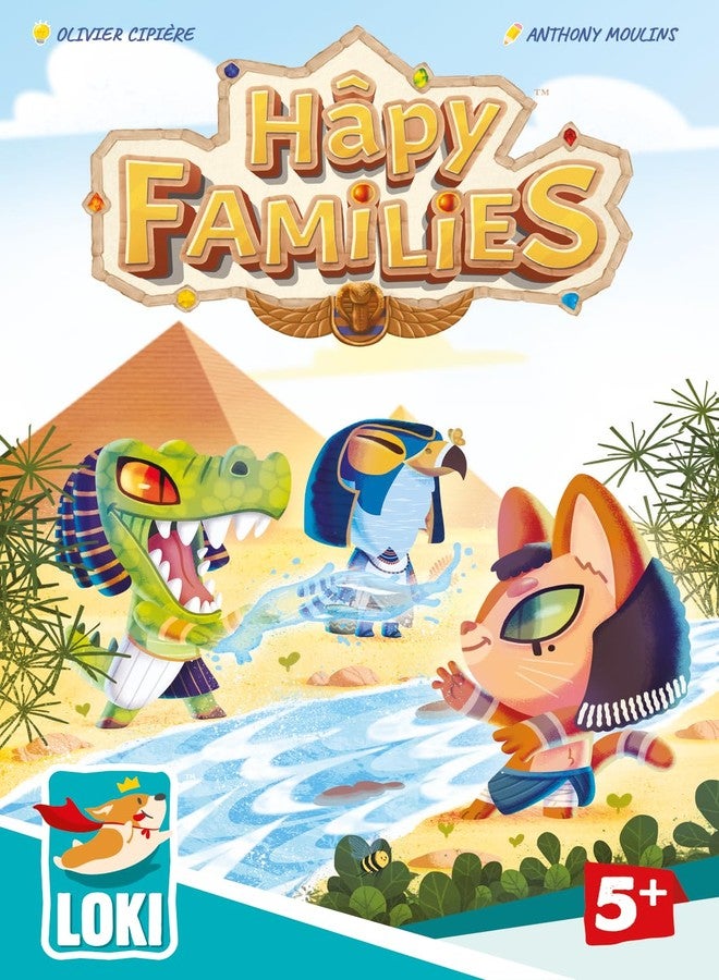 Loki Hâpy Families - Collecting Game, Pyramid Themed, Kids & Family, Ages 5+, 2-4 Players, 10 Min - Image 1