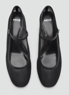 MANGO Mesh Shoes With Buckle Strap  - Image 4